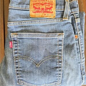 Levi’s Men’s 510 32/32 Blue Wash Denim Jeans Skinny Fit Pants